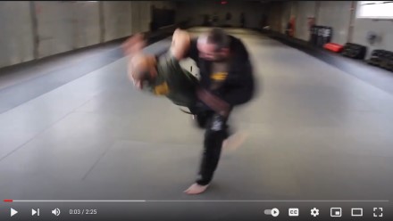 Gershon Ben Keren Budo Brother's Krav Maga O-Soto-Gari